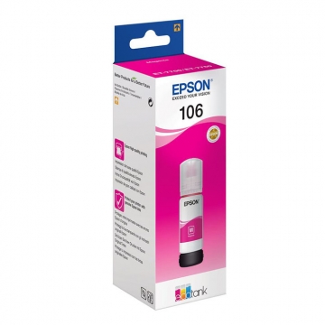 EPSON 106 C13T00R340 Orjinal Kırmızı Mürekkep Şişesi 70 Mlgr. 5.000 Sayfa