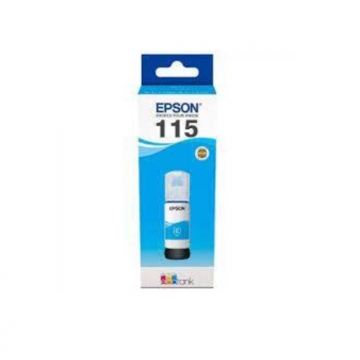 EPSON 115 C13T07D24A Mavi Orjinal Mürekkep Şişesi 70 Mlgr. (6.200 Sayfa)