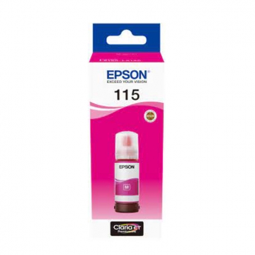 EPSON 115 C13T07D34A Kırmızı Orjinal Mürekkep Şişesi 70 Mlgr. (6.200 Sayfa)
