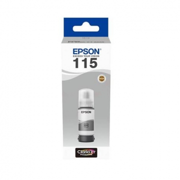 EPSON 115 C13T07D54A Gri Orjinal Mürekkep Şişesi 70 Mlgr. (6.200 Sayfa)