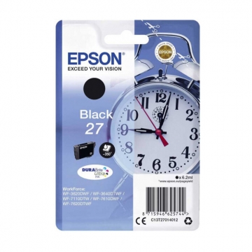 EPSON 27 T2701 C13T27014020 Orjinal Siyah Kartuş 350 Sayfa