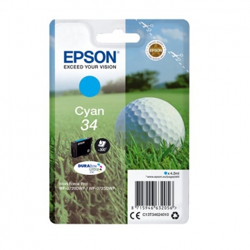 EPSON 34 T3462 C13T34624010 Orjinal Mavi Kartuş 300 Sayfa 