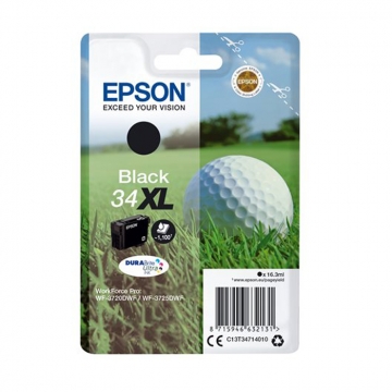 EPSON 34XL T3471 C13T34714010 Yüksek Kapasiteli Orjinal Siyah Kartuş 1.100 Sayfa