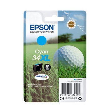 EPSON 34XL T3472 C13T34724010 Yüksek Kapasiteli Orjinal Mavi Kartuş 950 Sayfa