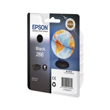 EPSON T266 C13T26614010 Orjinal Siyah Kartuş 250 Sayfa