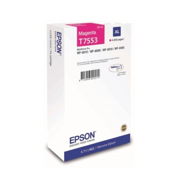 EPSON T7553XL C13T755340 Yüksek Kapasiteli Orjinal Kırmızı Kartuş 4.000 Sayfa