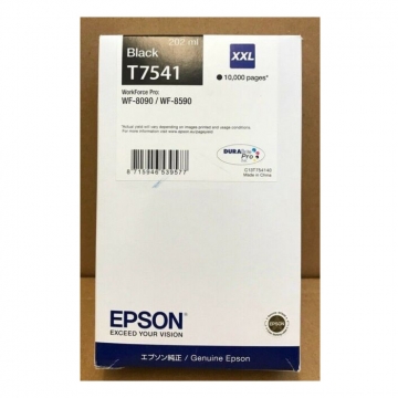 EPSON T7541XXL C13T754140 Ekstra Yüksek Kapasiteli Orjinal Siyah Kartuş 10.000 Sayfa