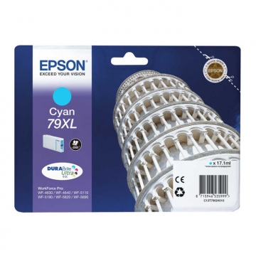 EPSON 79XL T7902 C13T79024010 Yüksek Kapasiteli Orjinal Mavi Kartuş 2.000 Sayfa