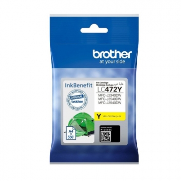 BROTHER LC-472Y Orjinal Sarı Kartuş 550 Sayfa
