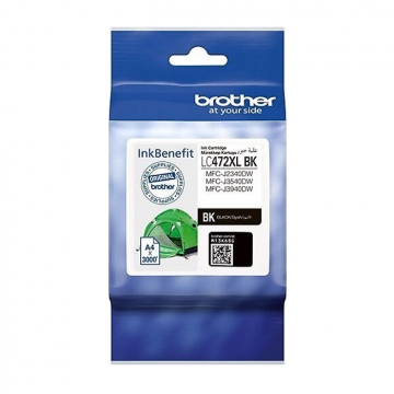 BROTHER LC-472XLBK Orjinal Siyah Kartuş 3.000 Sayfa