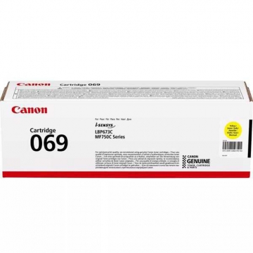 CANON CRG-069Y Orjinal Sarı Lazer Toner 1.900 Sayfa