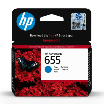 HP (Hewlett Packard) 655 CZ110AE Orjinal Mavi Kartuş 600 Sayfa
