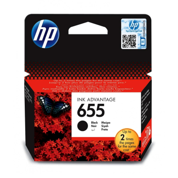 HP (Hewlett Packard) 655 CZ109AE Orjinal Siyah Kartuş 550 Sayfa