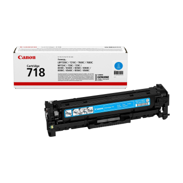 CANON 718 CRG-718C Orjinal Mavi Lazer Toner 2.900 Sayfa