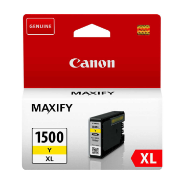 CANON PGI-1500XLY Yüksek Kapasiteli Orjinal Sarı Kartuş 935 Sayfa