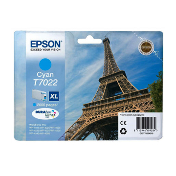 EPSON T7022XL C13T70224010 Yüksek Kapasiteli Orjinal Mavi Kartuş 2.000 Sayfa