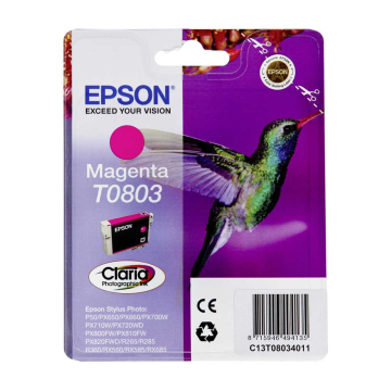 EPSON T0803 C13T08034011 Orjinal Kırmızı Kartuş 460 Sayfa