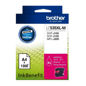 BROTHER LC-535XL-M Yüksek Kapasiteli Orjinal Kırmızı Kartuş 1.300 Sayfa