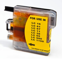 <span>BROTHER</span> LC-38YH & LC-61 & LC-65 & LC-67 Yüksek Kapasiteli Muadil Sarı Kartuş 325 Sayfa