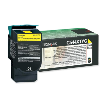 LEXMARK C544X1YG Ekstra Yüksek Kapasiteli Orjinal Sarı Lazer Toner 4.000 Sayfa