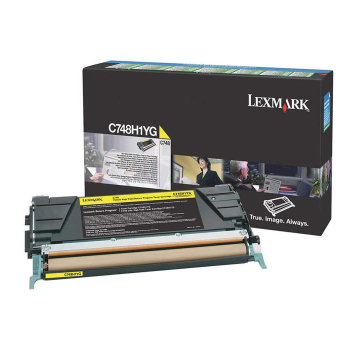 LEXMARK C748H1YG Yüksek Kapasiteli Orjinal Sarı Lazer Toner 10.000 Sayfa