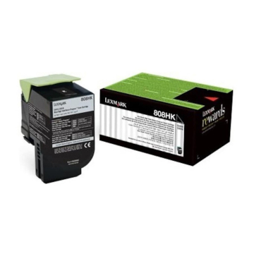 LEXMARK 808HK 80C8HK0 Yüksek Verimli Orjinal Siyah Lazer Toner 4.000 sayfa