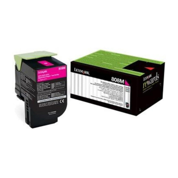 LEXMARK 808HM 80C8HM0 Yüksek Kapasiteli Orjinal Kırmızı Lazer Toner 3.000 Sayfa