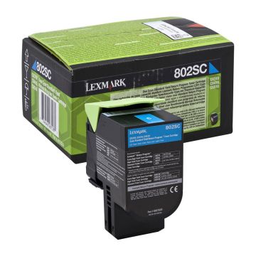 LEXMARK 808SC 80C8SC0 Orjinal Mavi Lazer Toner 2.000 Sayfa