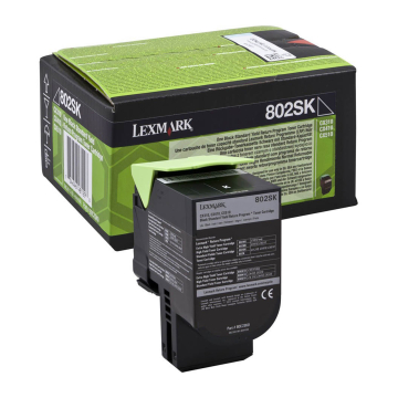 LEXMARK 808SK 80C8SK0 Orjinal Siyah Lazer Toner 2.500 Sayfa