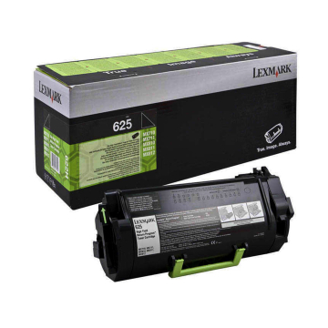 LEXMARK 625H 62D5H00 Yüksek Kapasiteli Orjinal Siyah Lazer Toner 25.000 Sayfa