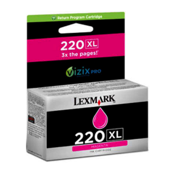 LEXMARK 220XL 14L0176A 200XL Yüksek Kapasiteli Orjinal Kırmızı Kartuş 2.500 Sayfa
