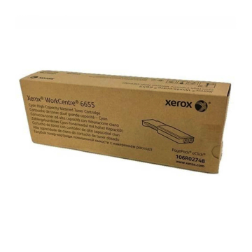 XEROX WorkCentre 6655 & 106R02748 Orjinal Mavi Lazer Toner 11.500 Sayfa