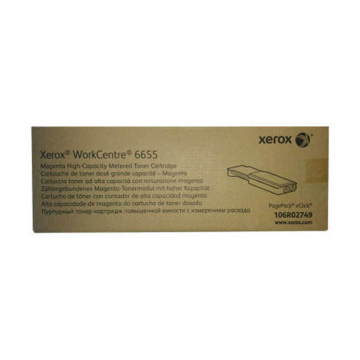 XEROX WorkCentre 6655 & 106R02749 Orjinal Kırmızı Lazer Toner 11.500 Sayfa