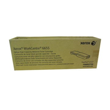 XEROX WorkCentre 6655 & 106R02750 Orjinal Sarı Lazer Toner 11.500 Sayfa