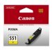 CANON 551 CLI-551Y Orjinal Sarı Kartuş 344 Sayfa