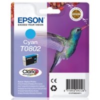 <span>EPSON</span> T0802 C13T08024011 Orjinal Mavi Kartuş 935 Sayfa