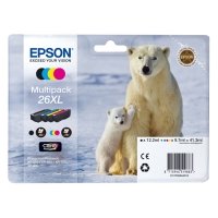 <span>EPSON</span> 26XL C13T26364010 Yüksek Kapasiteli Orjinal 4 Renk Kartuş 4 Lü PAKET 