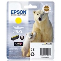 <span>EPSON</span> 26XL C13T26344010 Yüksek Kapasiteli Orjinal Sarı Kartuş 700 Sayfa