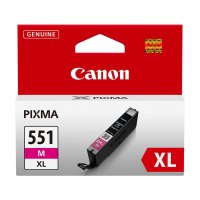<span>CANON</span> 551XL CLI-551M XL Yüksek Kapasiteli Orjinal Kırmızı Kartuş 680 Sayfa