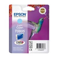 <span>EPSON</span> T0805 C13T08054011 Orjinal Açık Mavi Kartuş 350 Sayfa