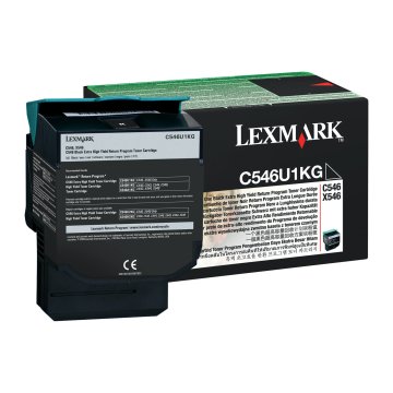 LEXMARK C546U1KG Ekstra Yüksek Kapasiteli Orjinal Siyah Lazer Toner 8.000 Sayfa